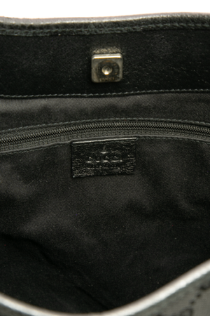 Gucci - Black GG Canvas VTG Top Handle Bag