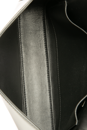 Celine - Black Calfskin Claude Triomphe Shoulder Bag