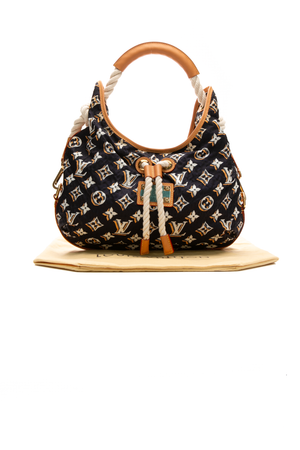 Louis Vuitton - Navy Nylon Bulles MM
