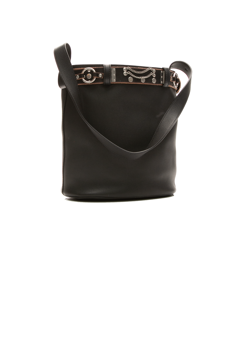 Studded Belt Bucket Bag