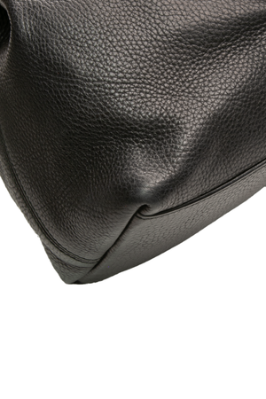 Gucci - Black Pebbled Leather Studded Soho Tote