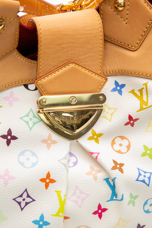 Louis Vuitton - White Monogram Multicolor Ursula
