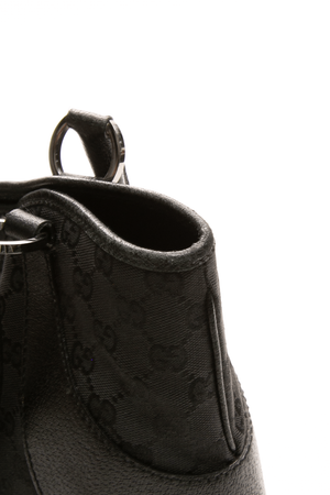 Gucci - Black GG Canvas VTG Top Handle Bag