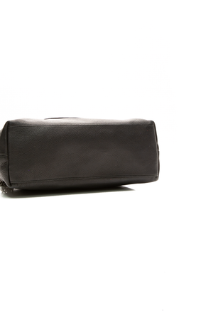 Gucci - Black Pebbled Leather Studded Soho Tote
