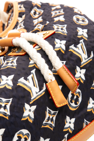 Louis Vuitton - Navy Nylon Bulles MM