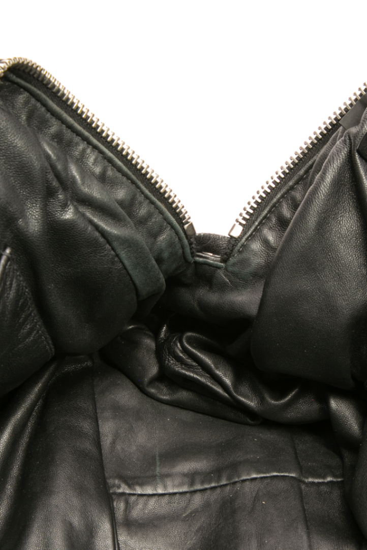 Prada - Black Nappa Gaufre Leather Tote Bag