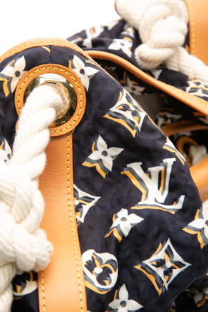 Louis Vuitton - Navy Nylon Bulles MM