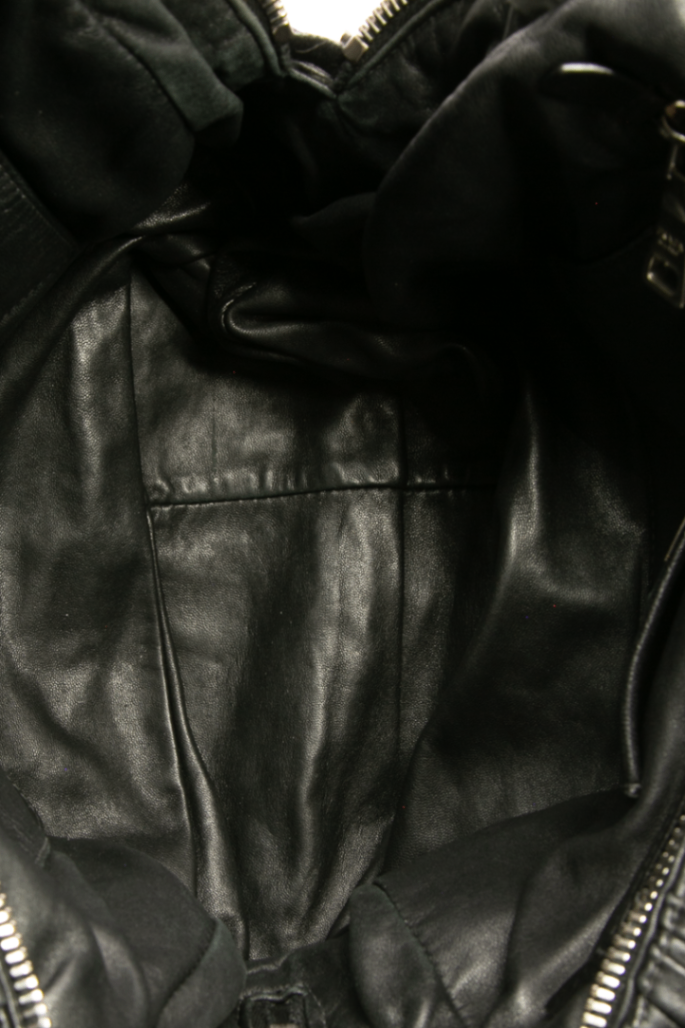Prada - Black Nappa Gaufre Leather Tote Bag