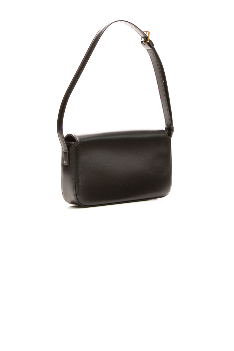 Celine - Black Calfskin Claude Triomphe Shoulder Bag