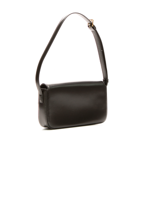 Celine - Black Calfskin Claude Triomphe Shoulder Bag