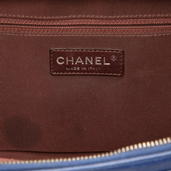 Chanel - Blue Lambskin Medium Coco Camera Bag