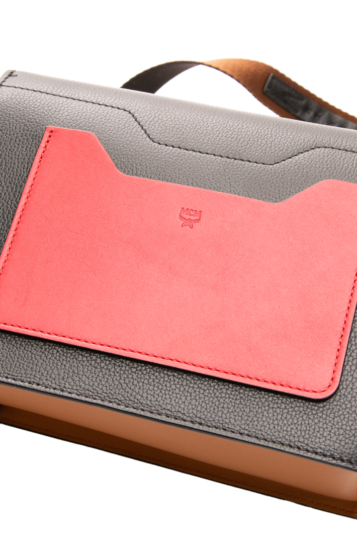 MCM - Multicol Leather Colorblock Crossbody Bag