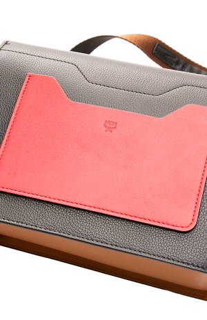 MCM - Multicol Leather Colorblock Crossbody Bag