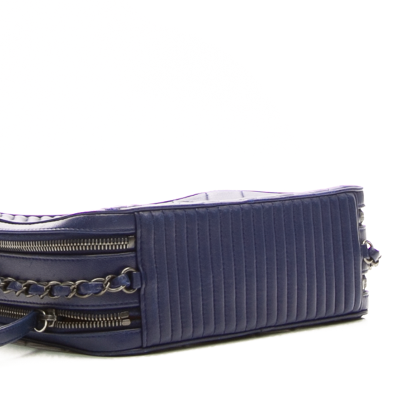 Chanel - Blue Lambskin Medium Coco Camera Bag