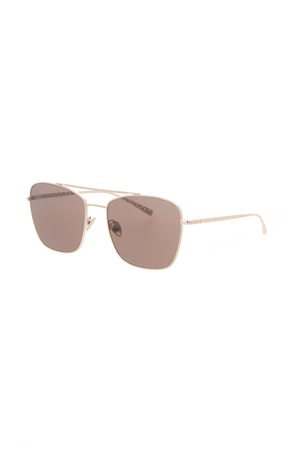Chanel - Gold Metal Pilot Sunglasses