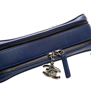 Chanel - Blue Lambskin Medium Coco Camera Bag