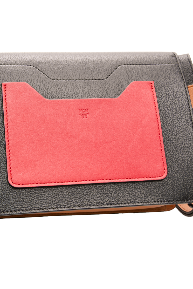 MCM - Multicol Leather Colorblock Crossbody Bag