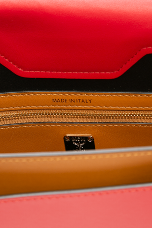 MCM - Multicol Leather Colorblock Crossbody Bag