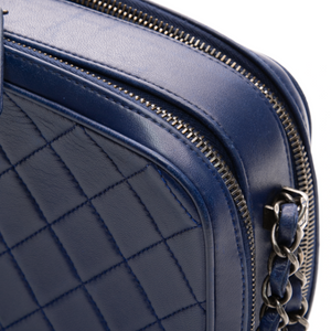 Chanel - Blue Lambskin Medium Coco Camera Bag