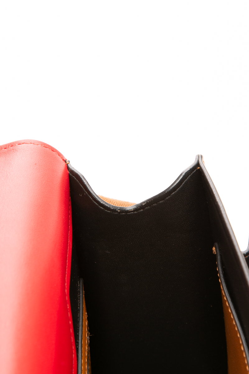 MCM - Multicol Leather Colorblock Crossbody Bag