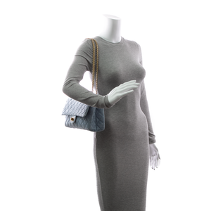 Chanel - Denim Reissue 226 Double Flap Shoulder Bag