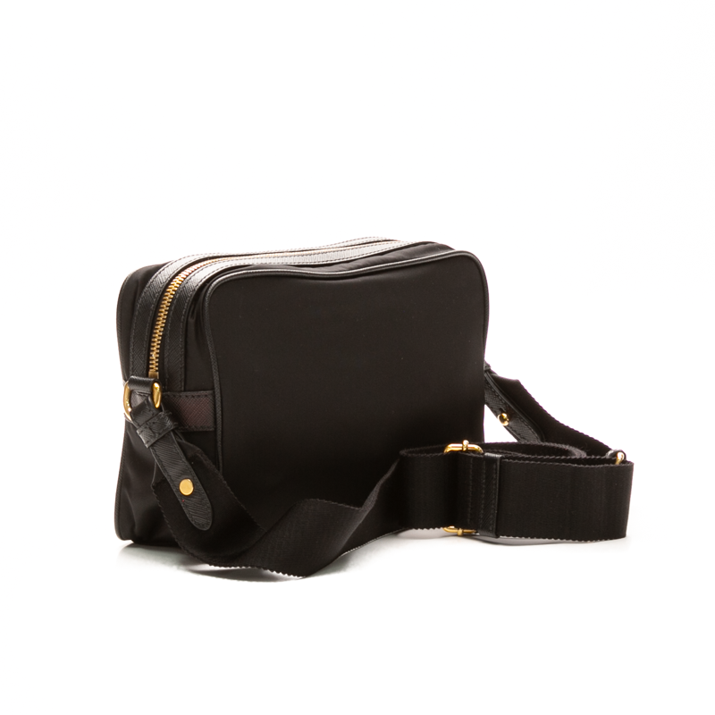 Prada - Black Nylon Soft Calf Camera Bag