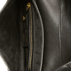 Christian Dior - Black Leather Saddle Bag