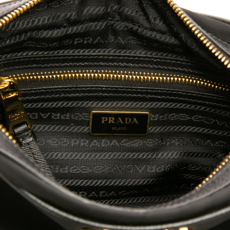 Prada - Black Nylon Soft Calf Camera Bag