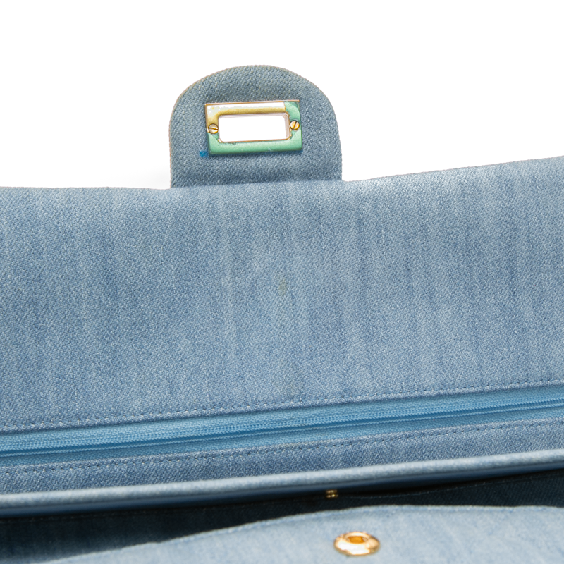 Chanel - Denim Reissue 226 Double Flap Shoulder Bag