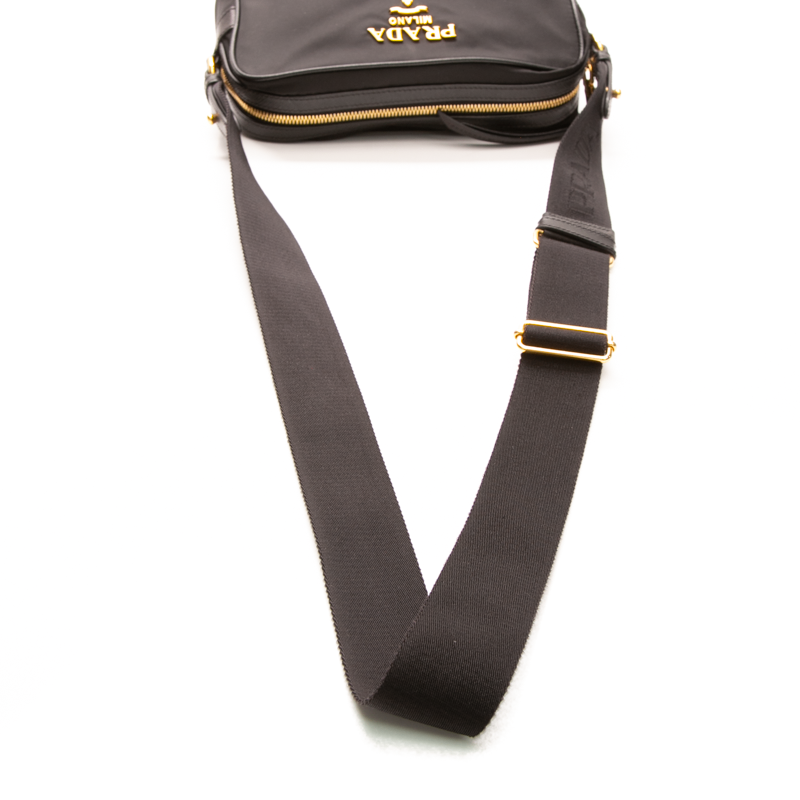 Prada - Black Nylon Soft Calf Camera Bag
