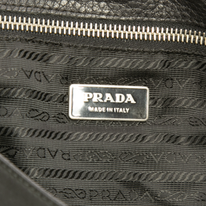 Prada - Black Nylon/Leather Flap Messenger Crossbody Bags
