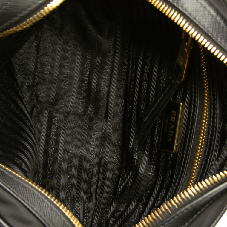 Prada - Black Nylon Soft Calf Camera Bag