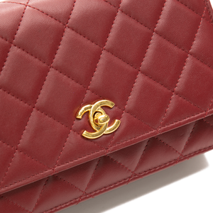 Chanel - Burgundy Pearl Handle WOC