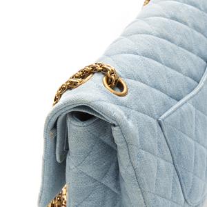 Chanel - Denim Reissue 226 Double Flap Shoulder Bag