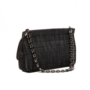 Chanel - Denim/Python VTG Shoulder Bag