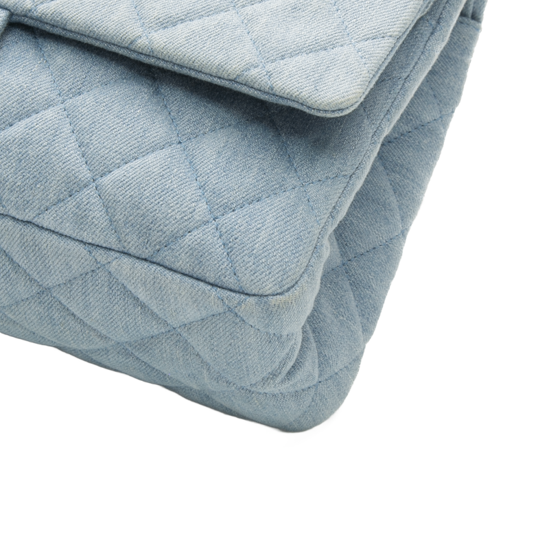 Chanel - Denim Reissue 226 Double Flap Shoulder Bag