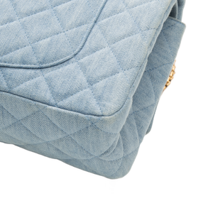 Chanel - Denim Reissue 226 Double Flap Shoulder Bag