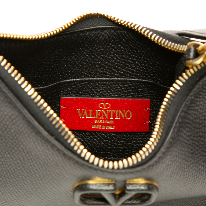 Valentino - Black Mini Vlogo Signature Hobo