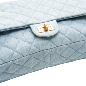 Chanel - Denim Reissue 226 Double Flap Shoulder Bag