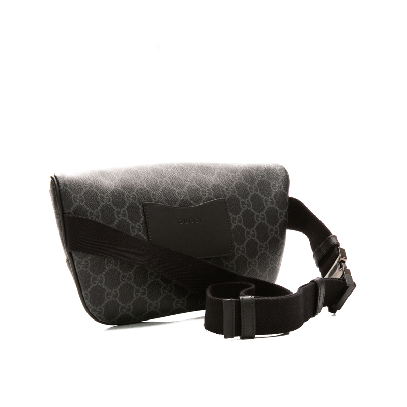Gucci - Black Supreme Emblem Belt Bag