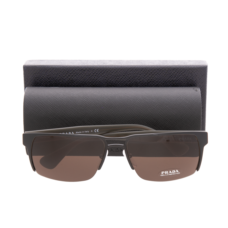 Prada - Dark Grey Men's Sunglasses