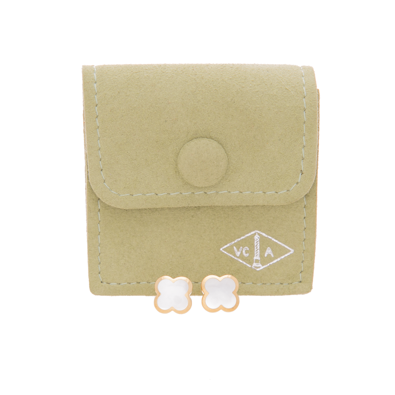 Van Cleef &amp; Arpels - Yellow Gold Pure Alhambra Earrings