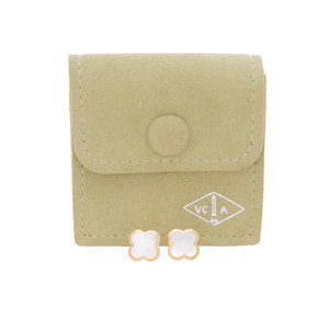 Van Cleef & Arpels - Yellow Gold Pure Alhambra Earrings