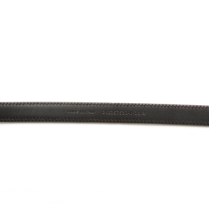 Saint Laurent - Black Logo Leather Chain Belt (L)