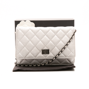 Chanel - Grey Aged Calfskin Reissue WOC