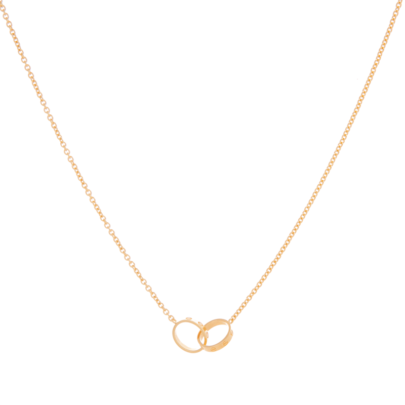 Cartier - Yellow Gold Interlocking Love Necklace