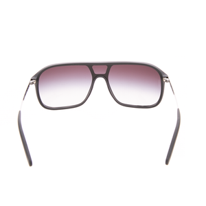 Dolce & Gabbana - Mat Black Aviator Sunglasses