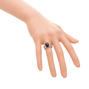 David Yurman - Onyx Diamond Petite Wheaton Ring (5)