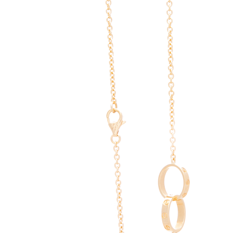 Cartier - Yellow Gold Interlocking Love Necklace