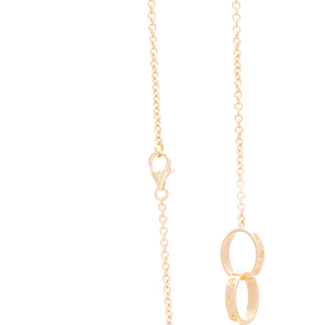 Cartier - Yellow Gold Interlocking Love Necklace